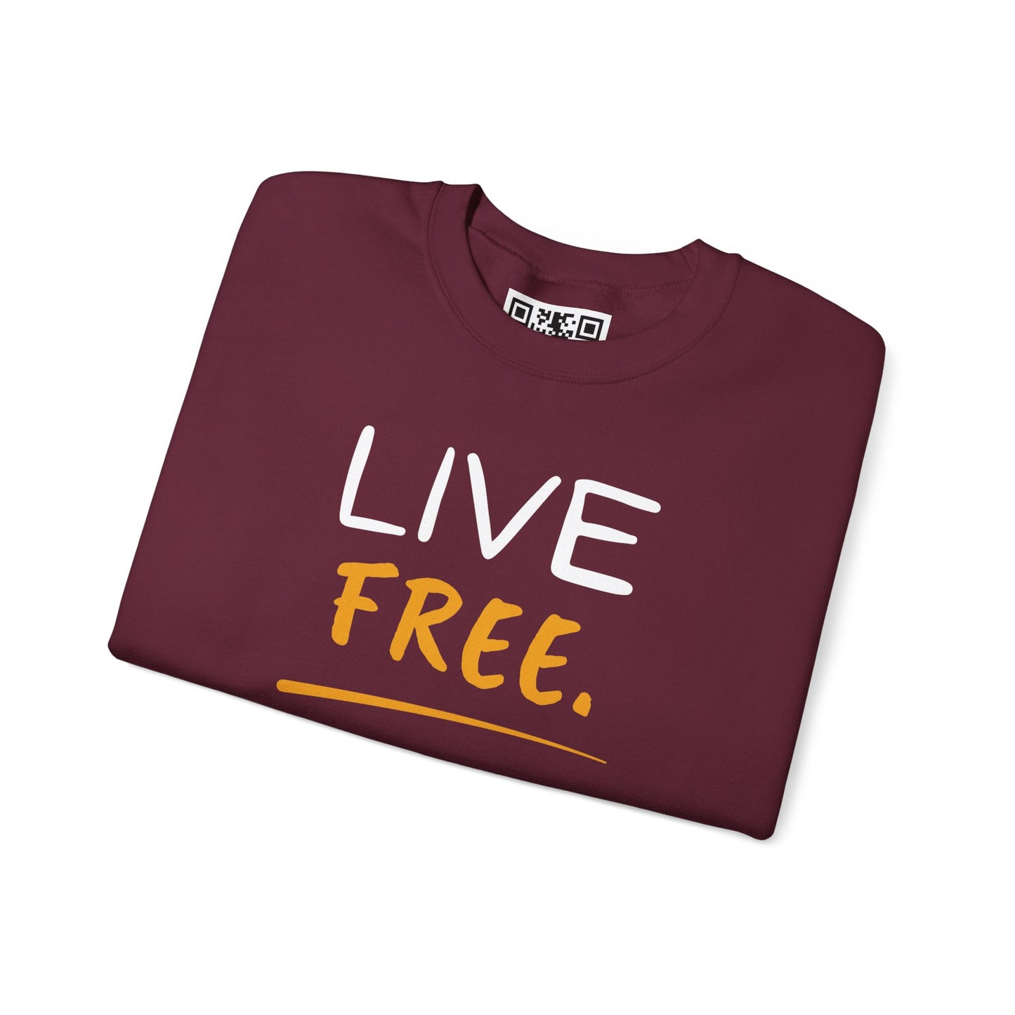 Live Free Build Wealth Unisex Crewneck Sweatshirt