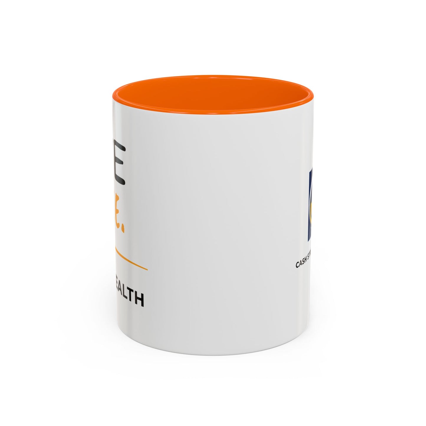 Live Free Build Wealth Accent Coffee Mug