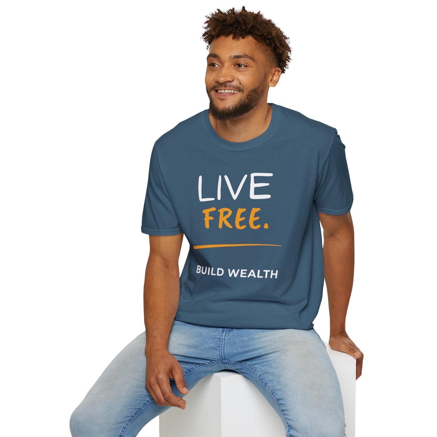 Live Free Build Wealth Unisex T-Shirt