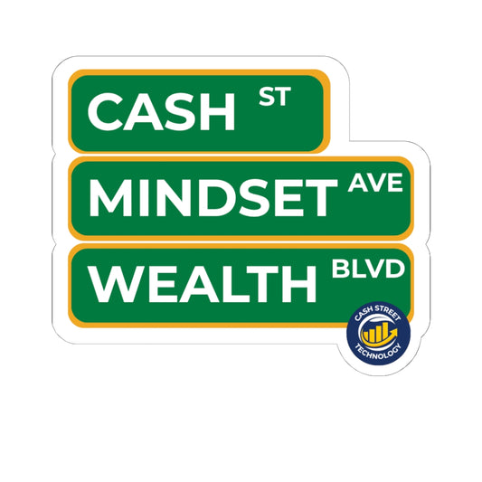 Street Sign Vinyl Sticker
