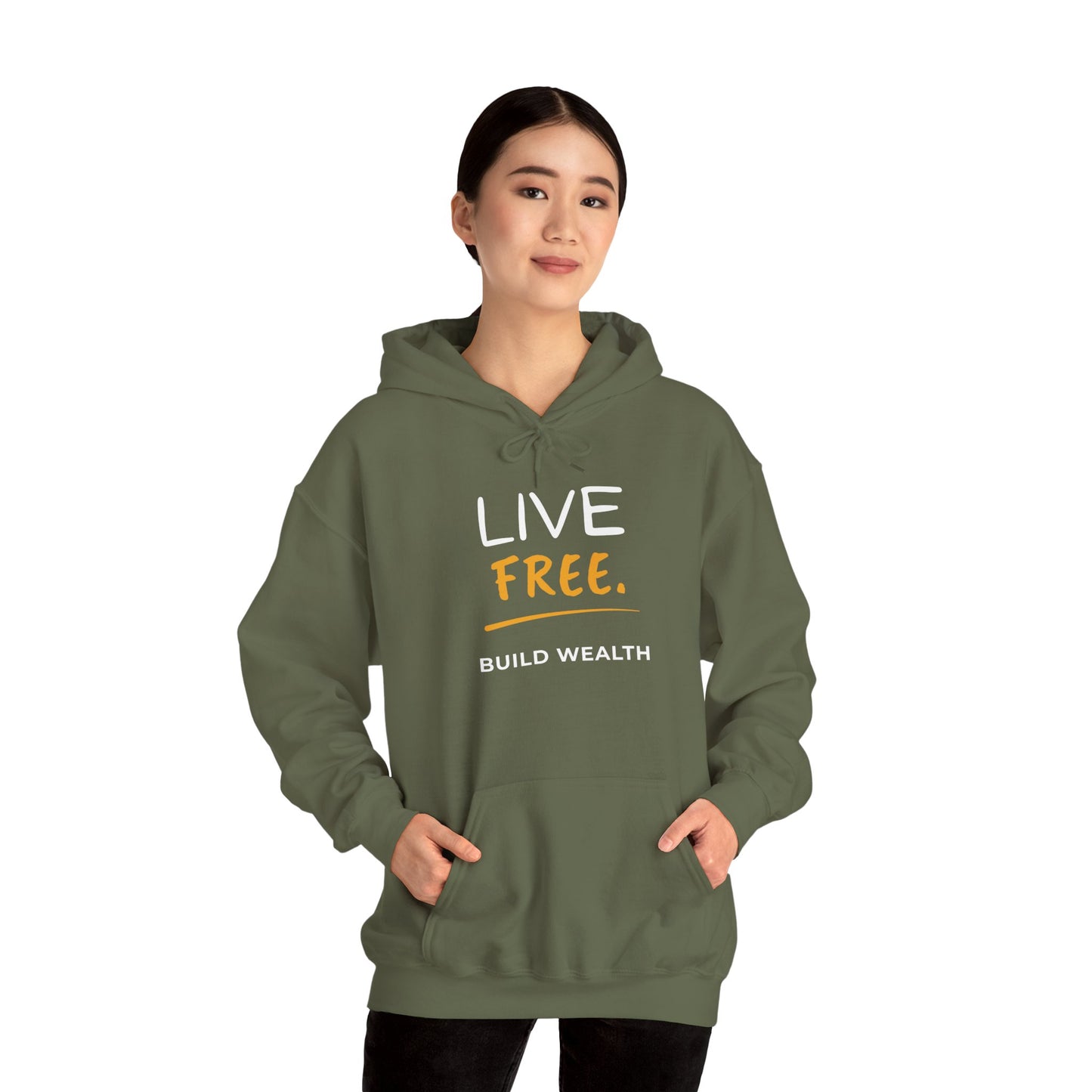 Live Free Build Wealth Unisex Hoodie