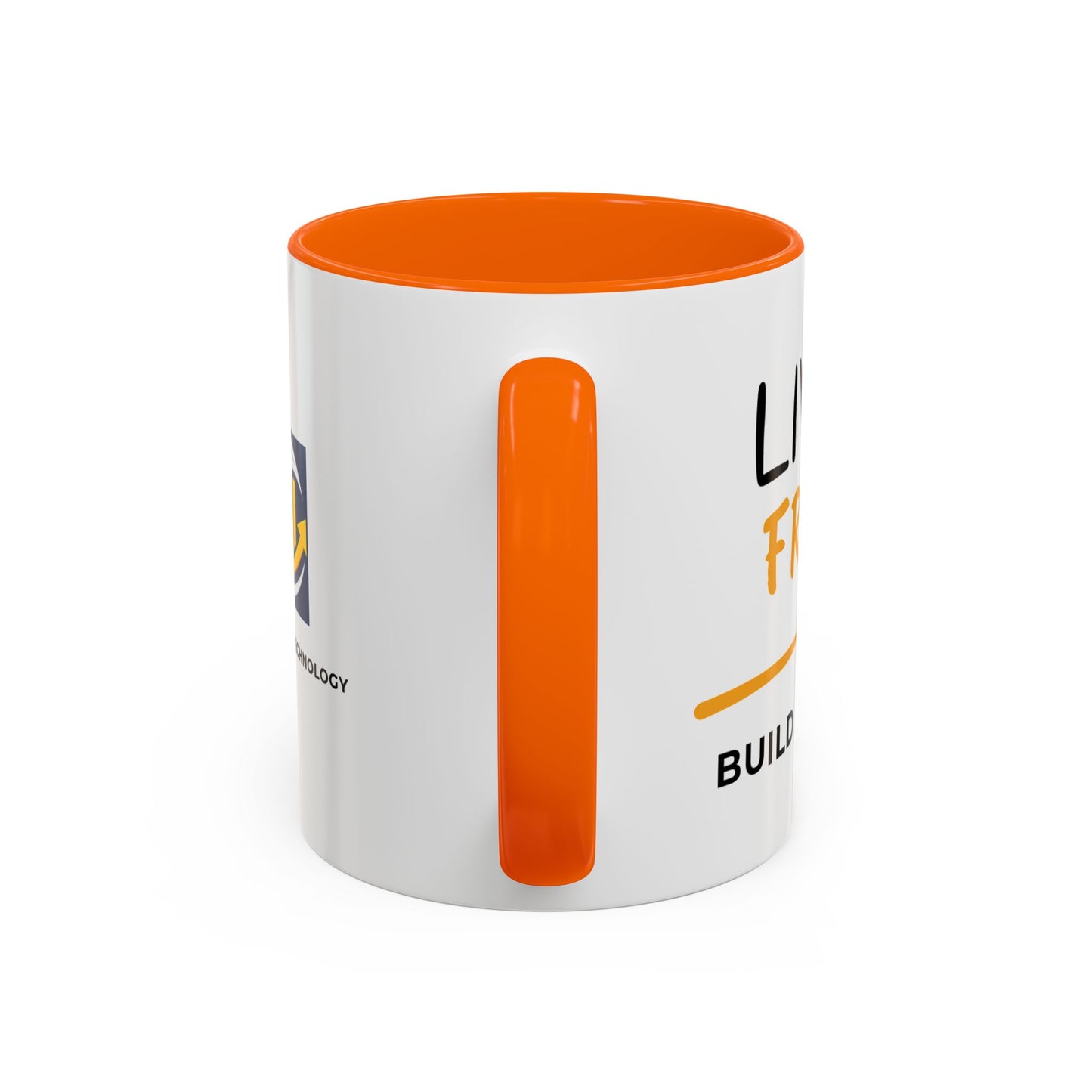 Live Free Build Wealth Accent Coffee Mug