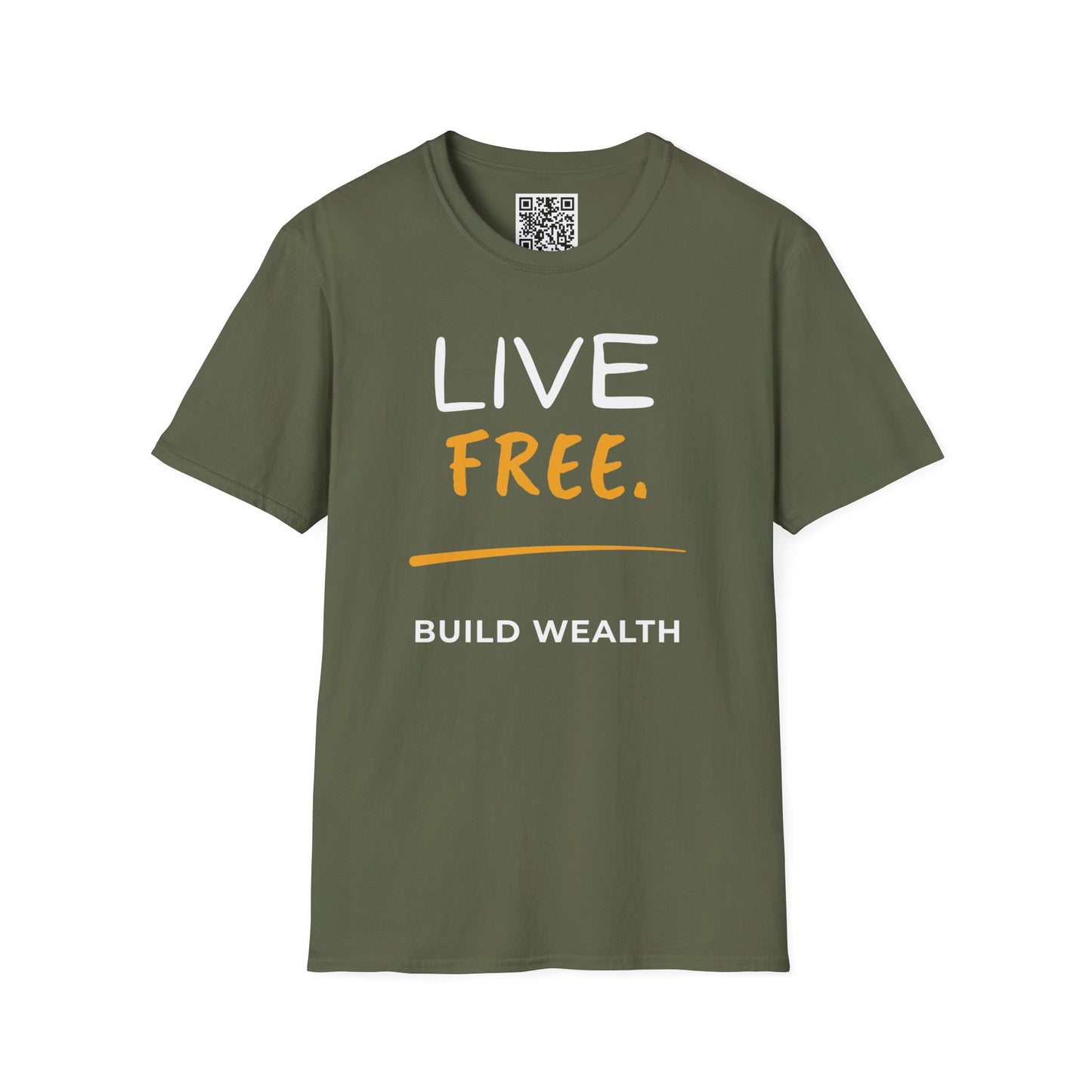 Live Free Build Wealth Unisex T-Shirt