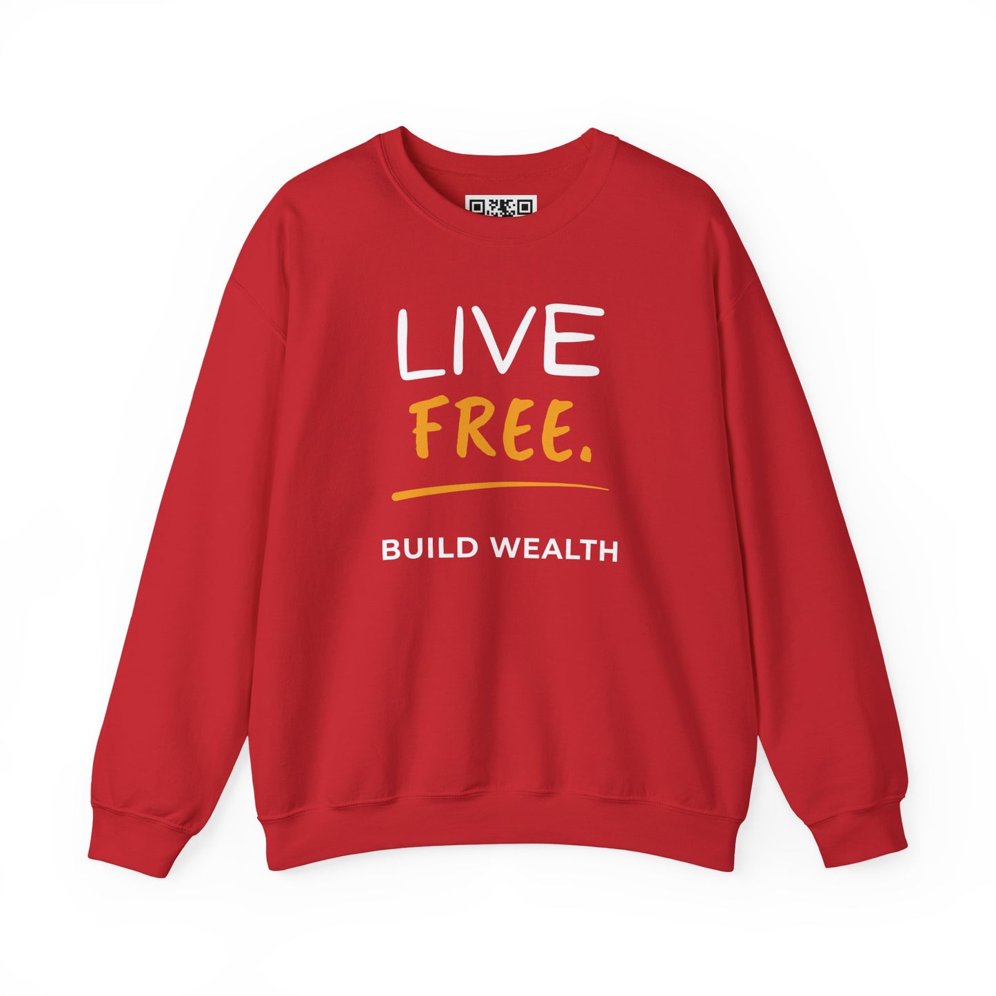 Live Free Build Wealth Unisex Crewneck Sweatshirt